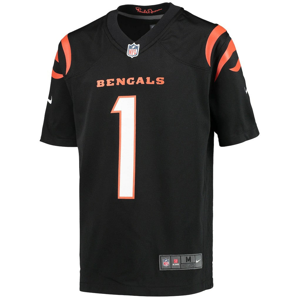 Nike Ja'Marr Chase Cincinnati Bengals Youth Game Jersey Black