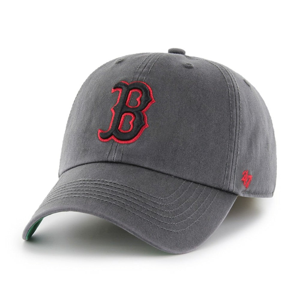 Boston Red Sox '47 Franchise Fitted Hat - Charcoal - 47 brand Lifestyle