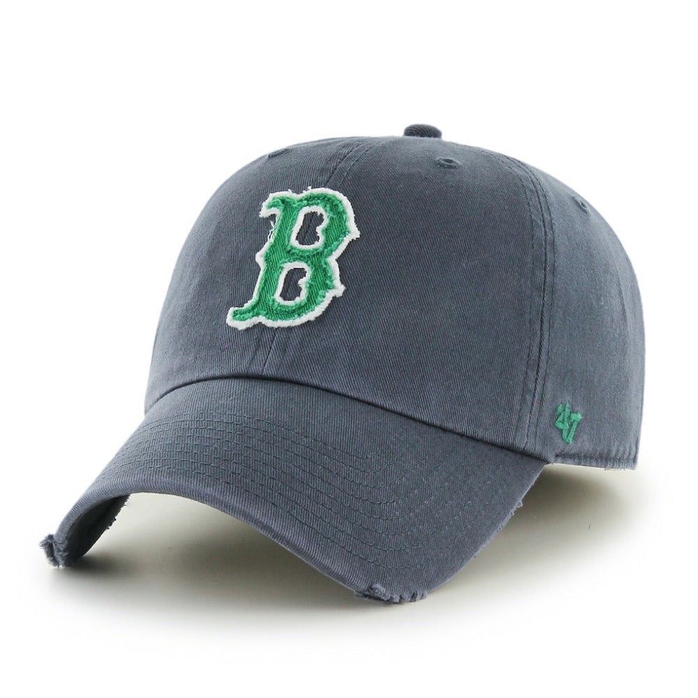 Boston Red Sox '47 Franchise Fitted Hat - Navy/Green - 47 brand on Sale
