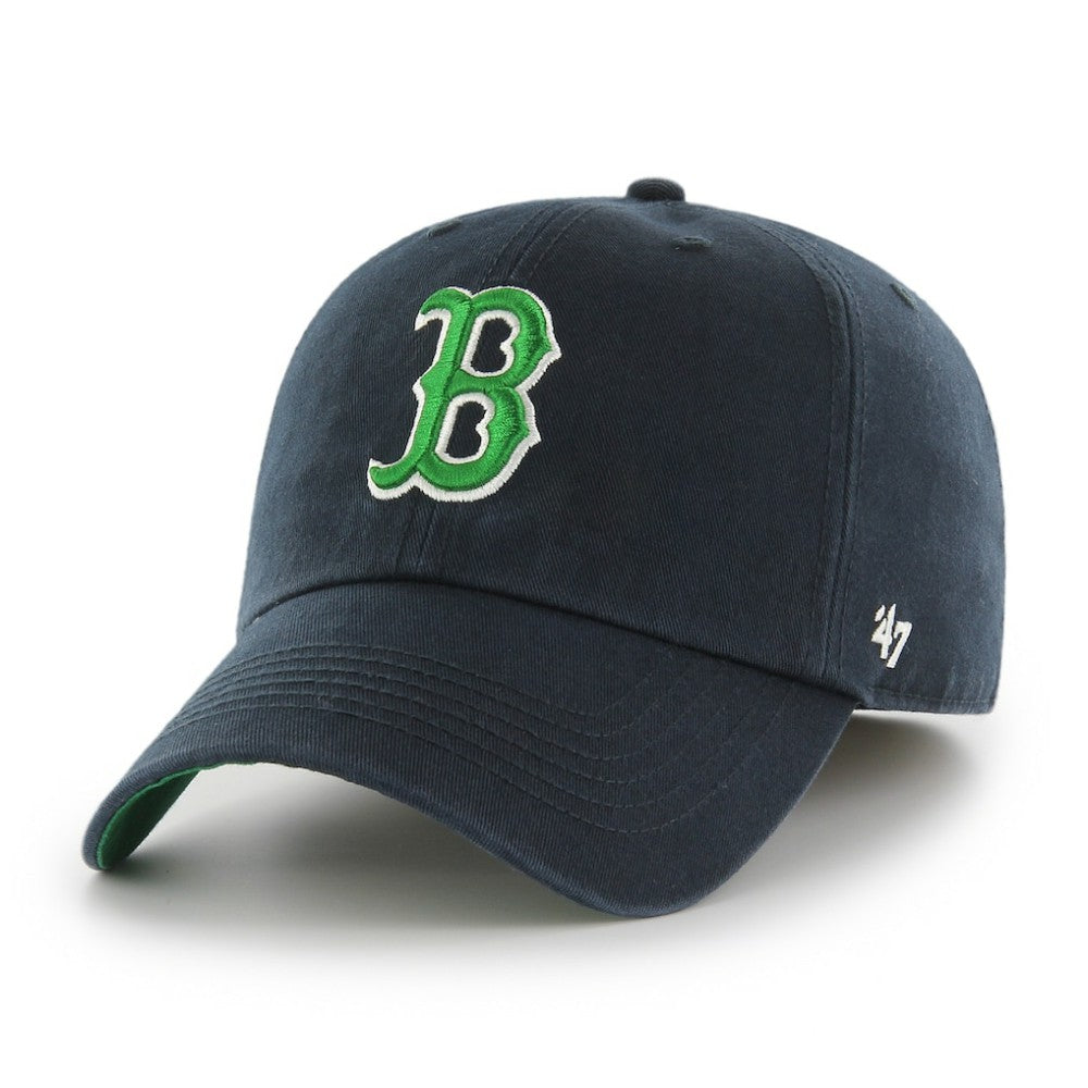 Boston Red Sox '47 Franchise Fitted Hat - Navy/Kelly Green - 47 brand Sale