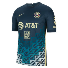 Club America Youth 2021/22 Away Breathe Stadium Replica Jersey Navy - Nike
