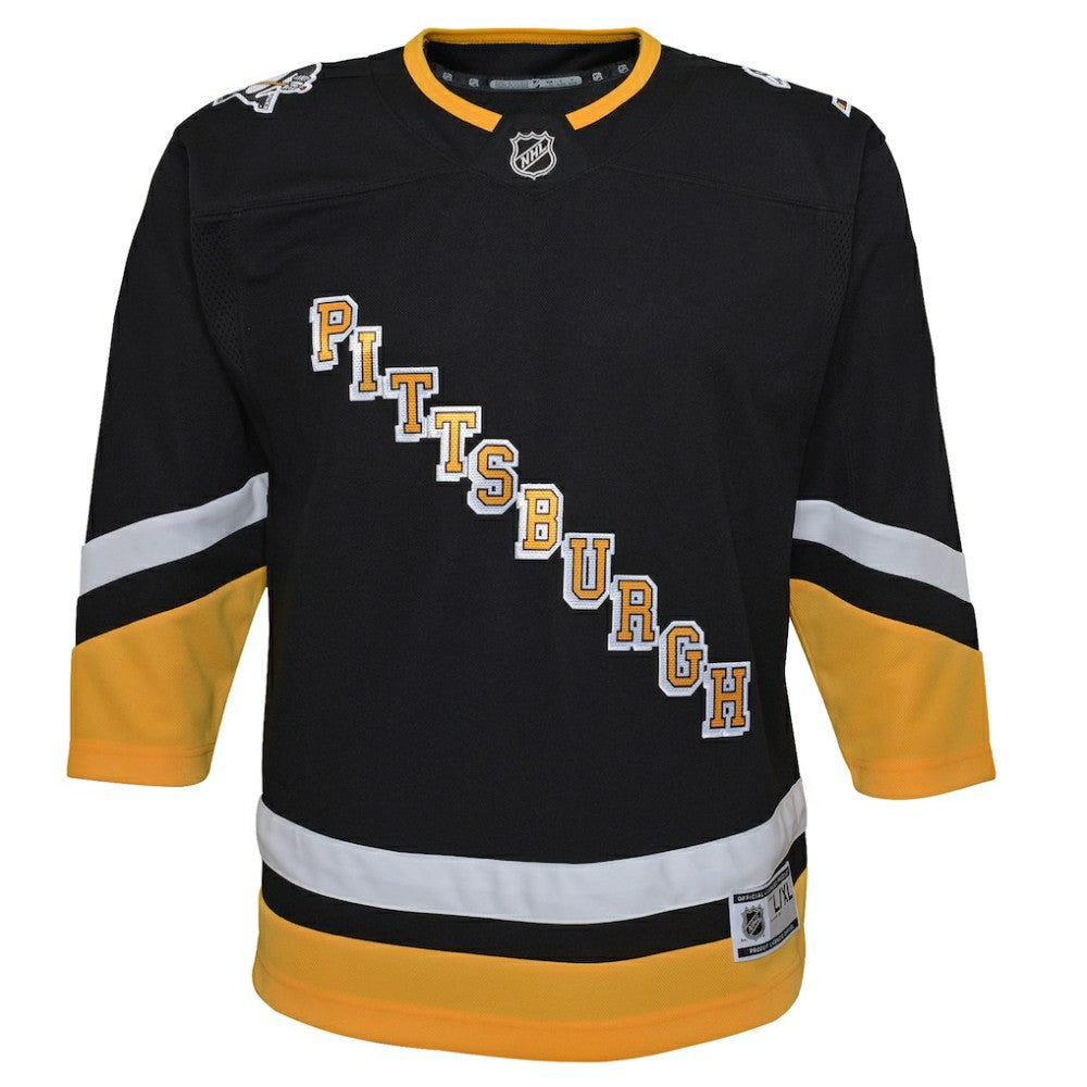 Pittsburgh Penguins Youth 2021/22 Alternate Premier Jersey - Black - NHL 4331231