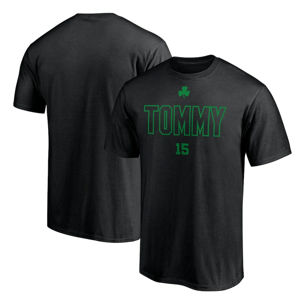 Tom Heinsohn Boston Celtics T-Shirt Black