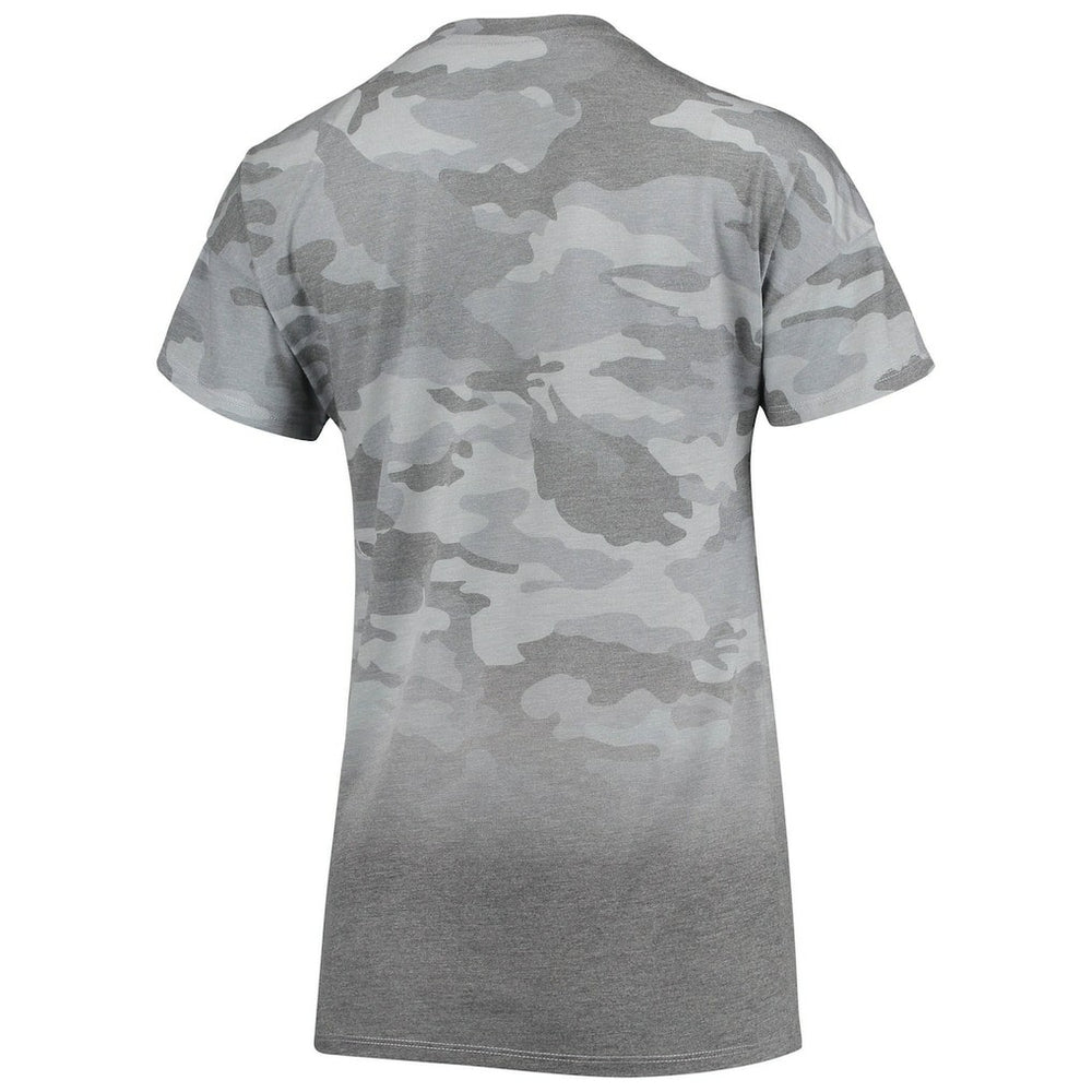 Las Vegas Raiders Juniors Beth Camo Dip-Dye T-Shirt Gray/Black