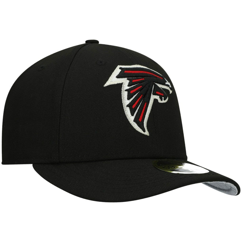 Atlanta Falcons New Era Omaha Low Profile 59FIFTY Fitted Hat Black