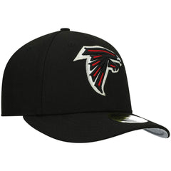 Atlanta Falcons New Era Omaha Low Profile 59FIFTY Fitted Hat Black