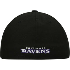 Baltimore Ravens New Era Omaha Low Profile 59FIFTY Fitted Hat Black
