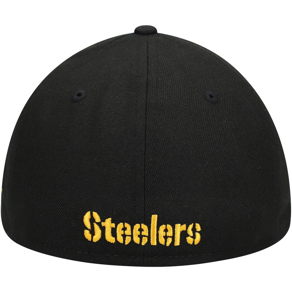 Pittsburgh Steelers New Era Omaha Low Profile 59FIFTY Fitted Hat Black