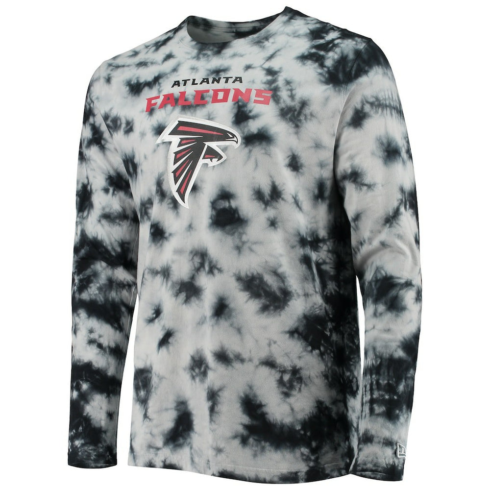 Atlanta Falcons New Era Tie-Dye Long Sleeve T-Shirt Black