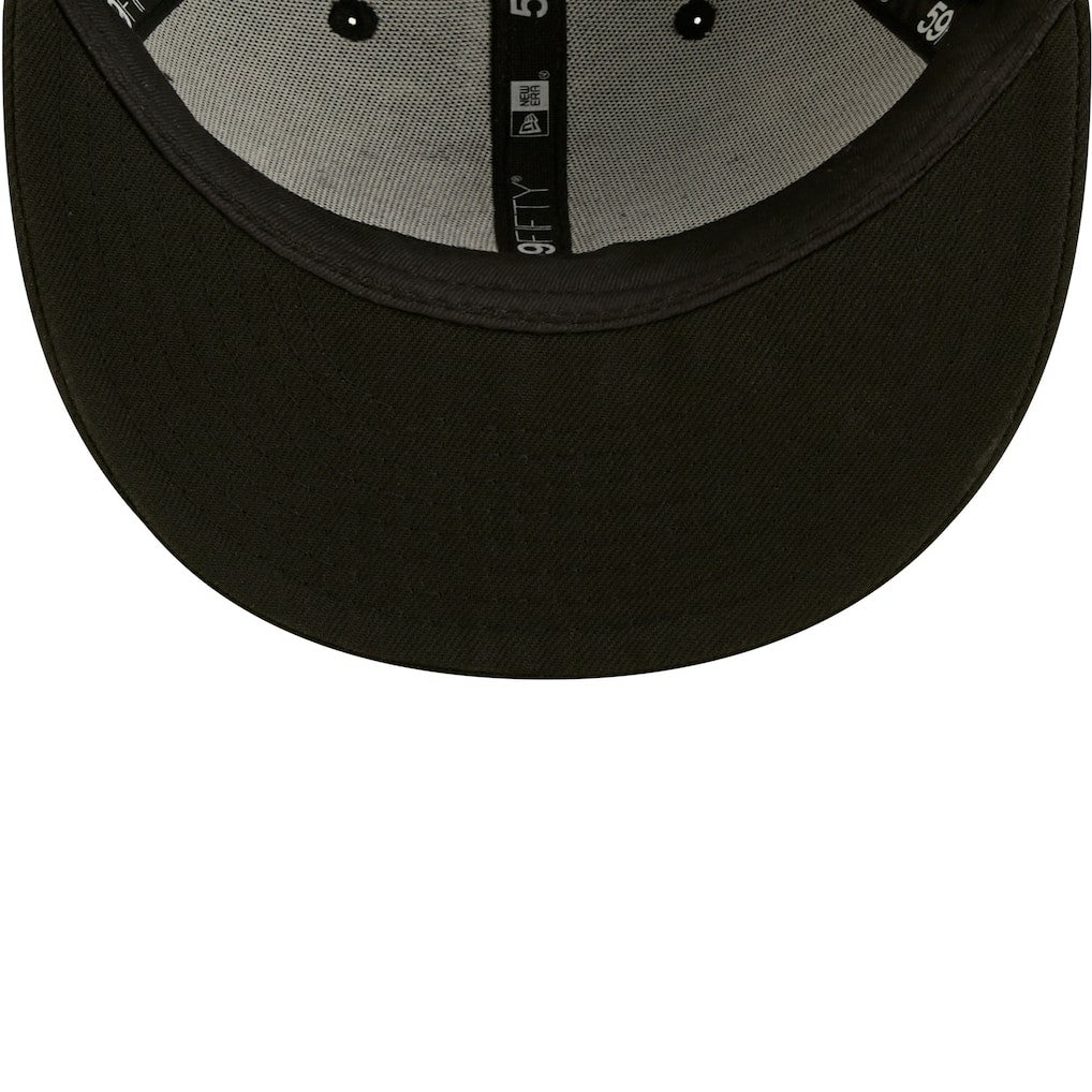 Jacksonville Jaguars New Era Black on Black Low Profile 59FIFTY II Fitted Hat Black