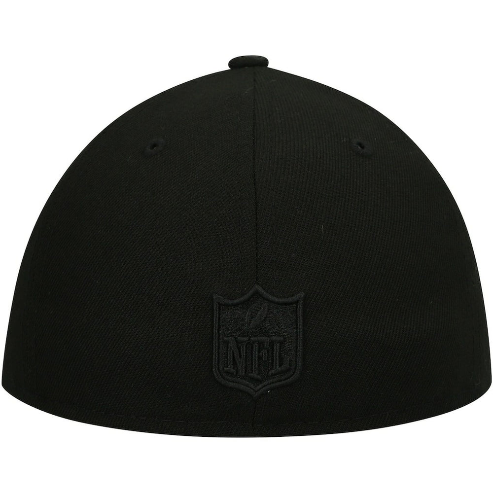 Baltimore Ravens New Era Black on Black Low Profile 59FIFTY II Fitted Hat Black