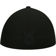 Baltimore Ravens New Era Black on Black Low Profile 59FIFTY II Fitted Hat Black