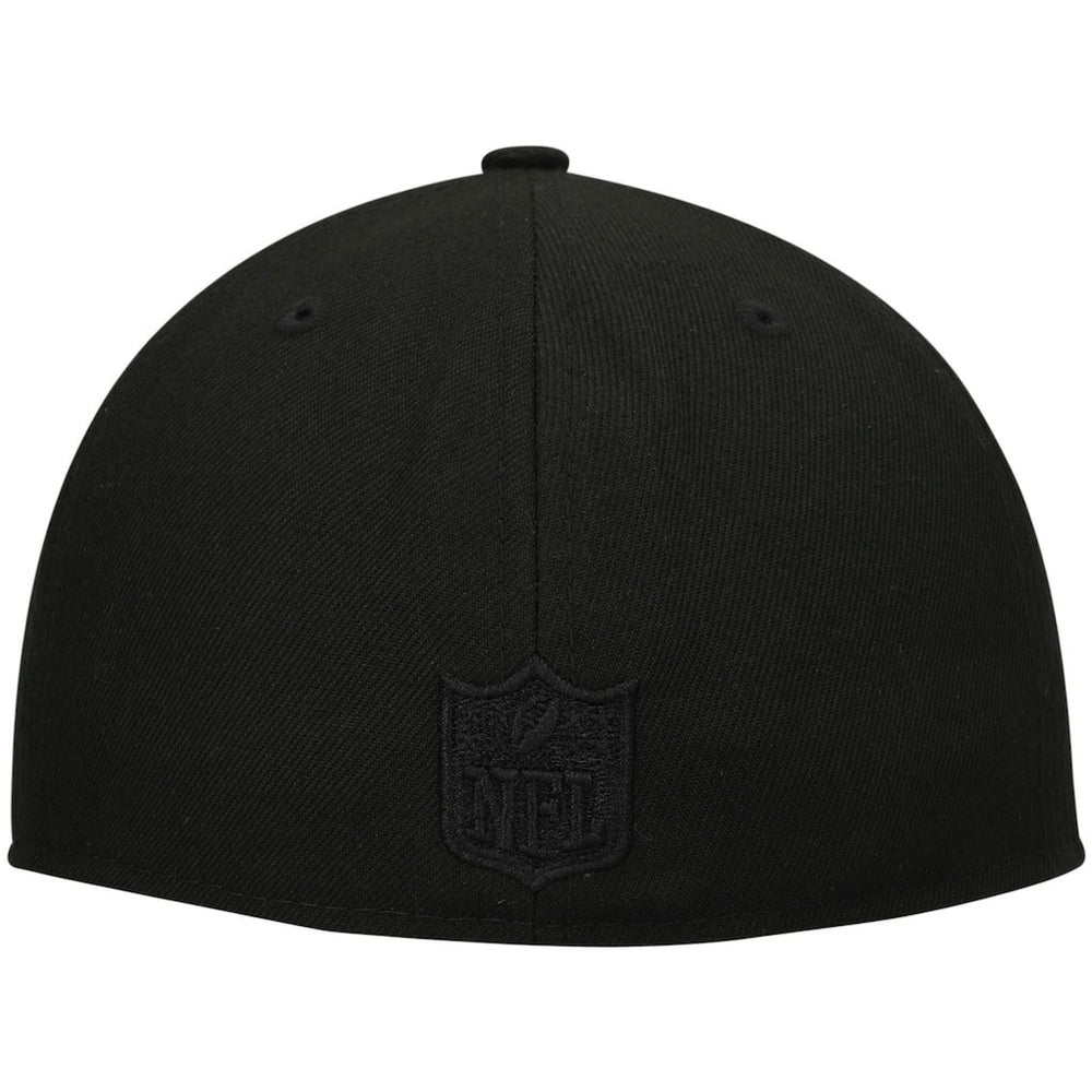 New Orleans Saints New Era Historic Logo Black on Black Low Profile 59FIFTY II Fitted Hat Black