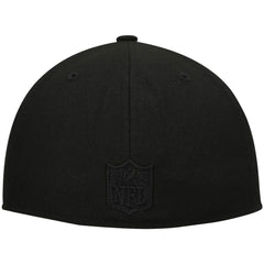 New Orleans Saints New Era Historic Logo Black on Black Low Profile 59FIFTY II Fitted Hat Black