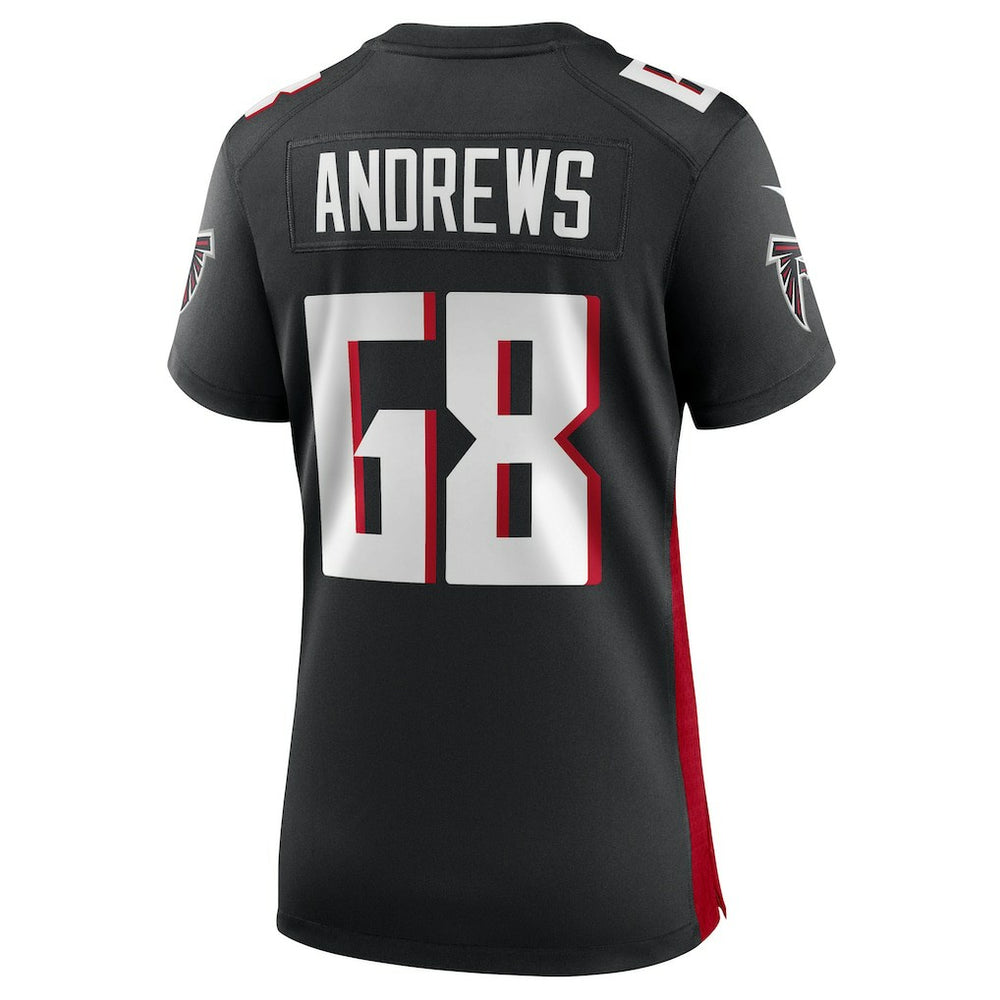 Nike Josh Andrews Atlanta Falcons Women's Game Player Jersey Black