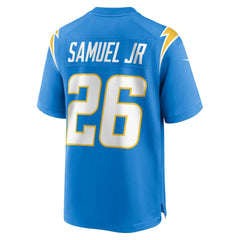Nike Asante Samuel Jr. Los Angeles Chargers Game Player Jersey Powder Blue