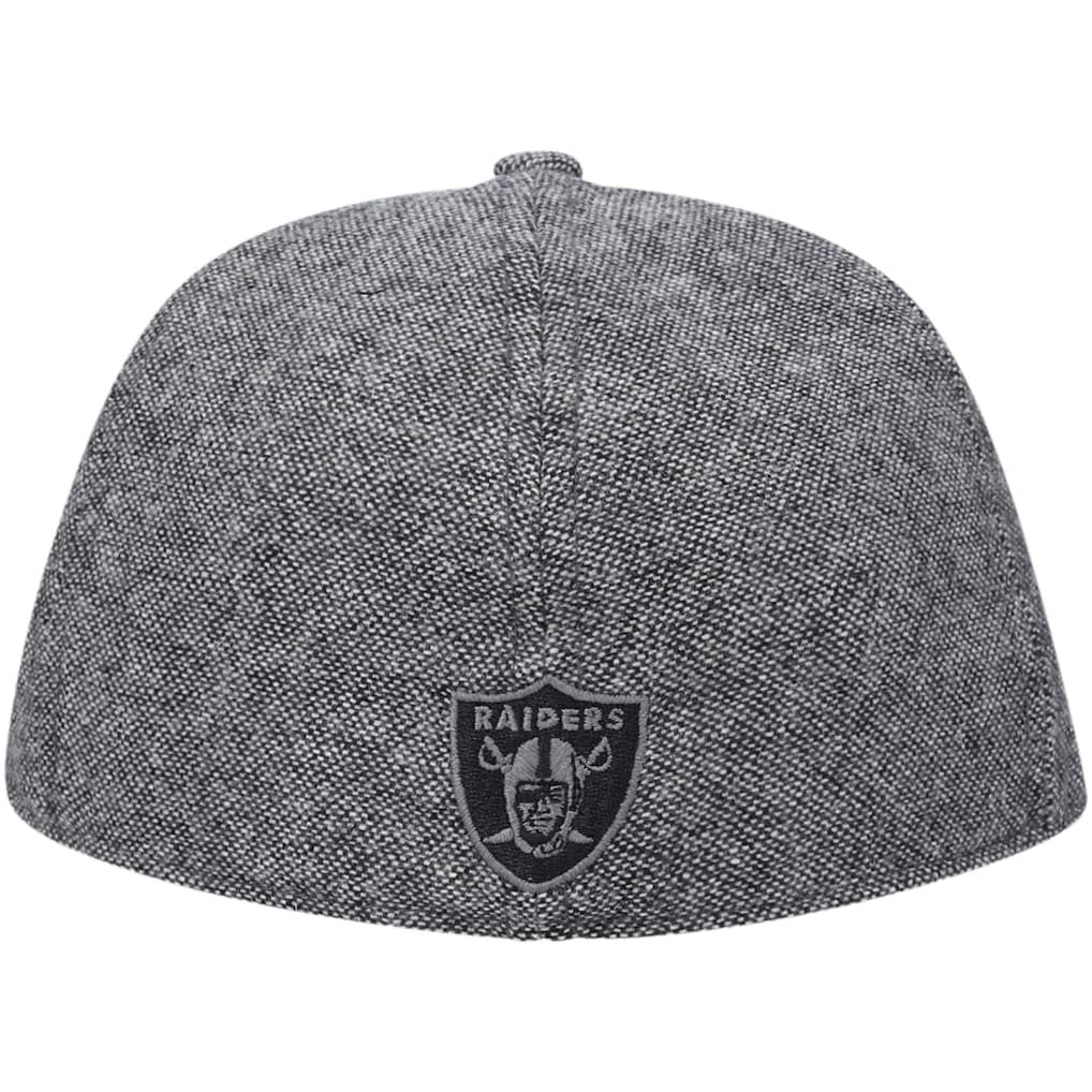 Las Vegas Raiders New Era Peaky Duckbill Fitted Hat Gray