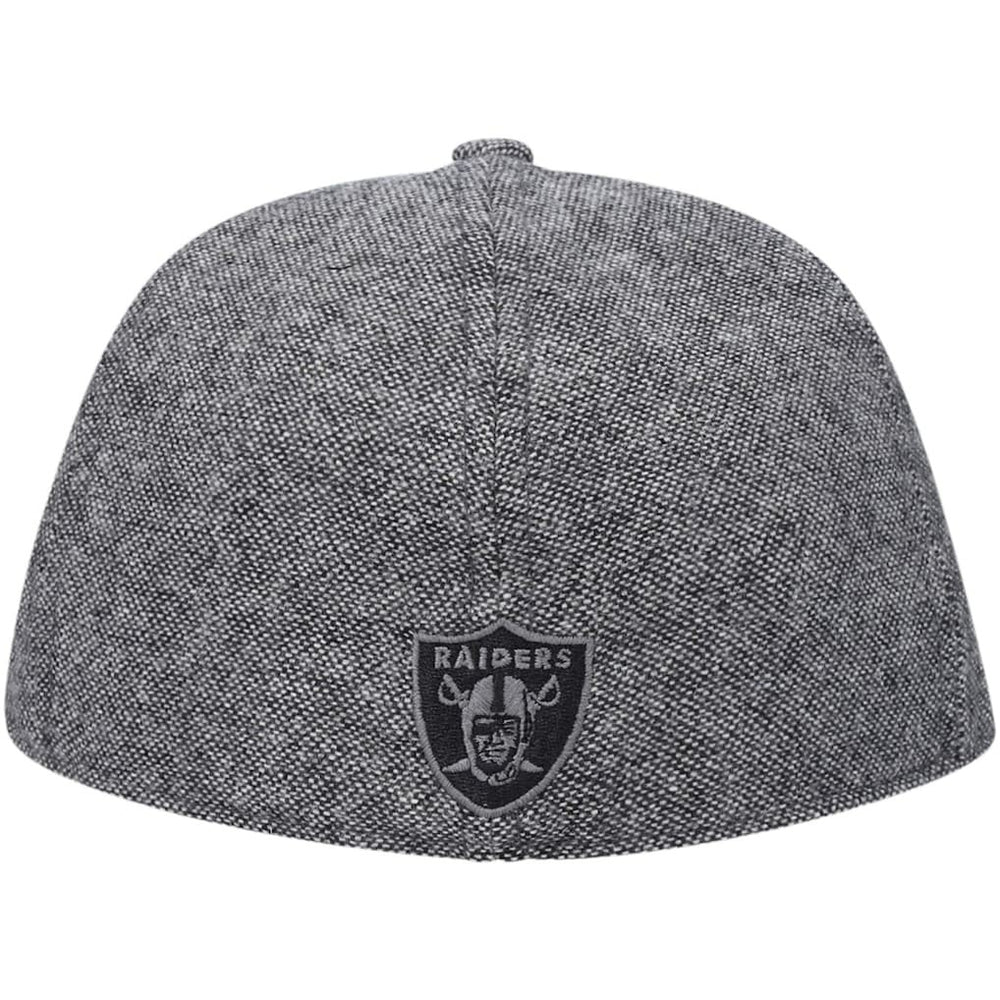 Las Vegas Raiders New Era Peaky Duckbill Fitted Hat Gray