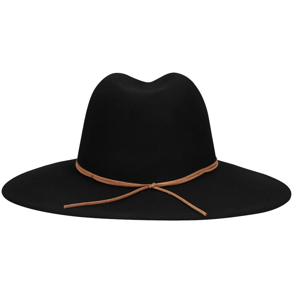 Cleveland Browns New Era Women's Willow Wide Brim Fedora Black