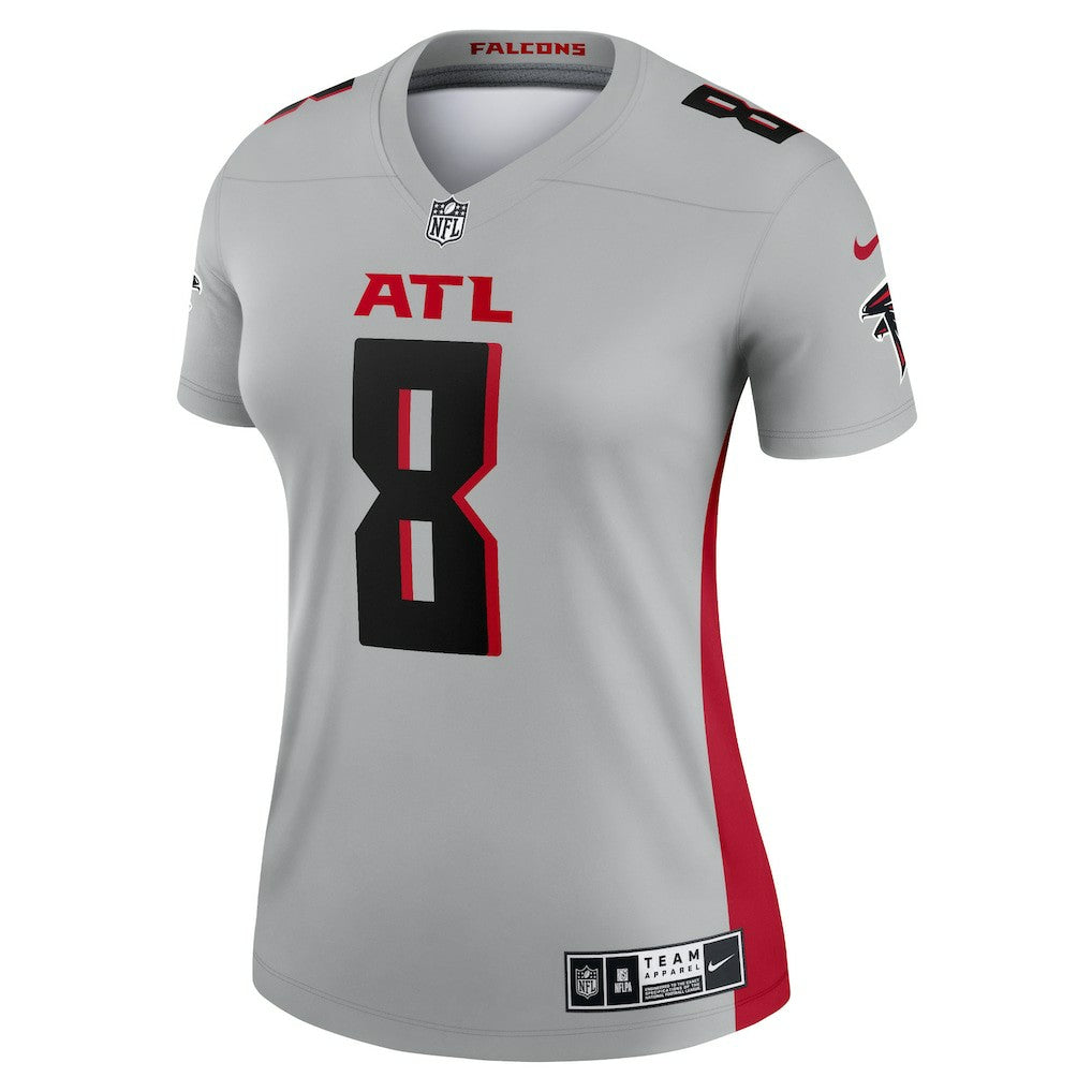 Nike Kyle Pitts Sr. Atlanta Falcons Women's Inverted Legend Player Performance Top Gray