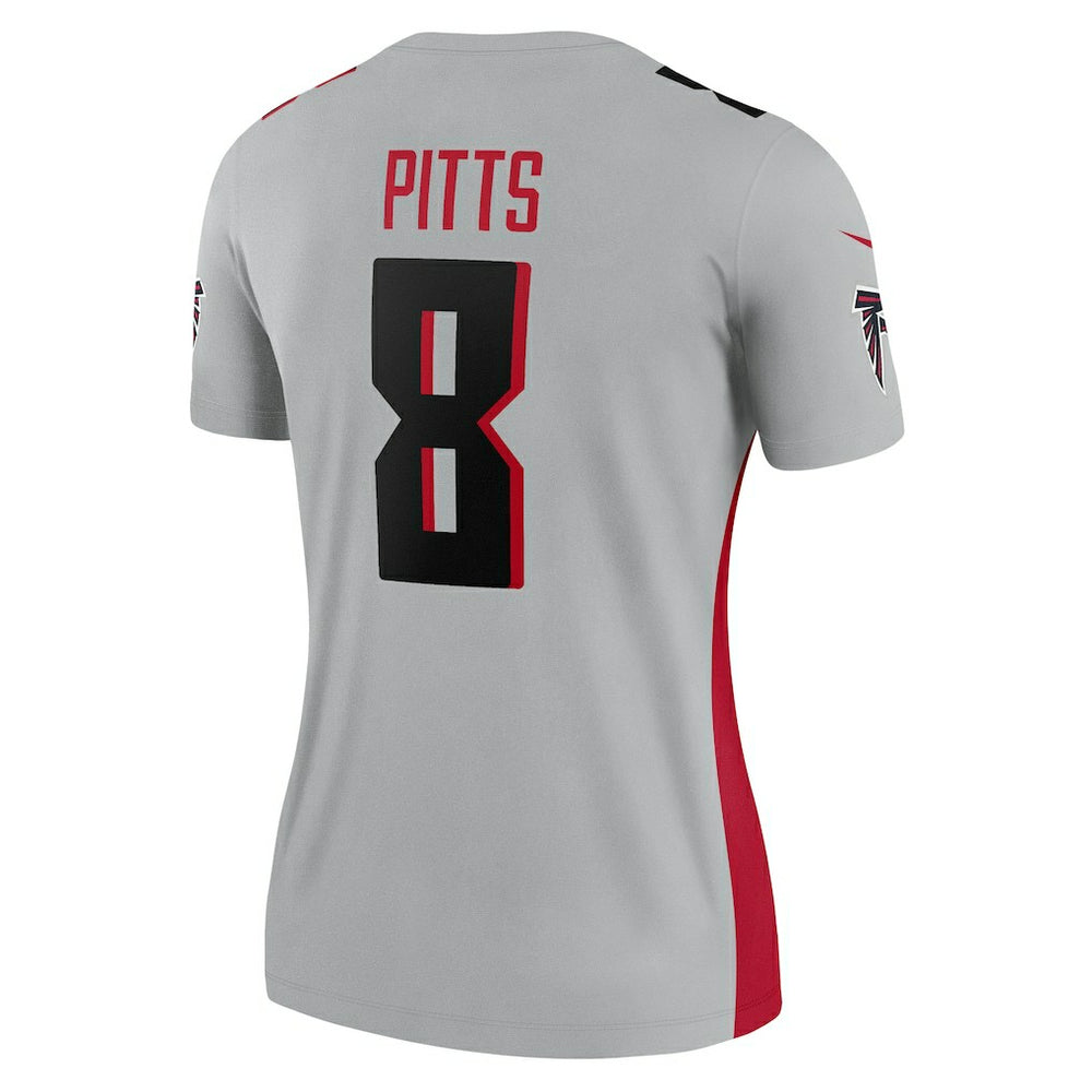 Nike Kyle Pitts Sr. Atlanta Falcons Women's Inverted Legend Player Performance Top Gray