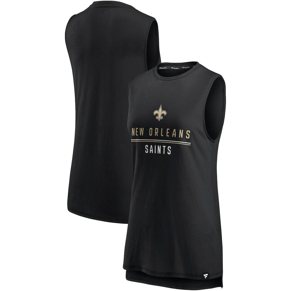 Fanatics New Orleans Saints Women's True Contender Tank Top Black