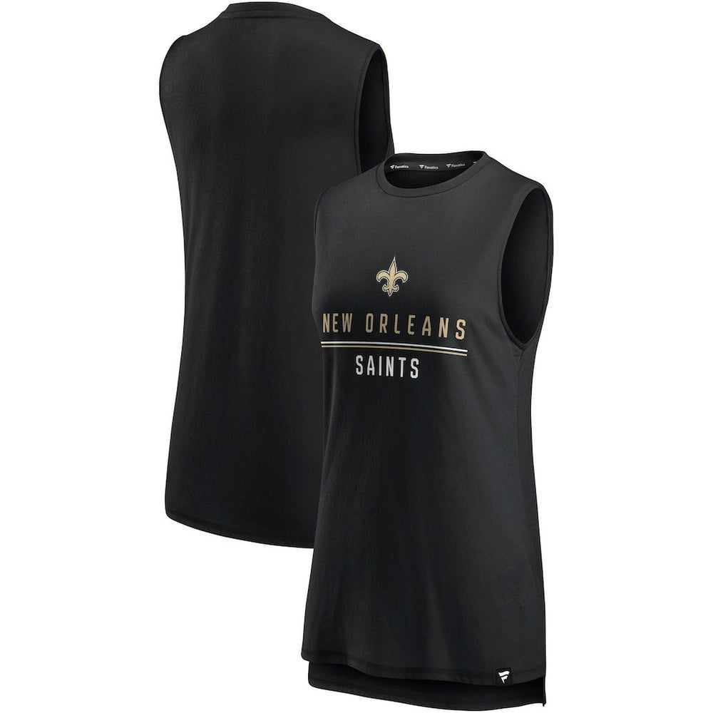 Fanatics New Orleans Saints Women's True Contender Tank Top Black