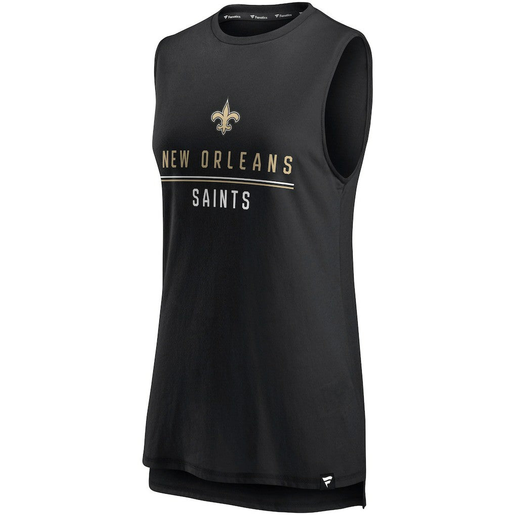 Fanatics New Orleans Saints Women's True Contender Tank Top Black