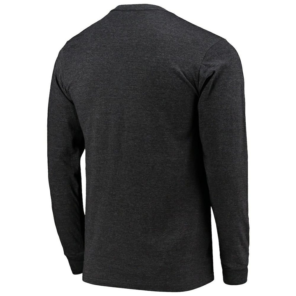 Carolina Panthers Starter Halftime Long Sleeve T-Shirt Heathered Black