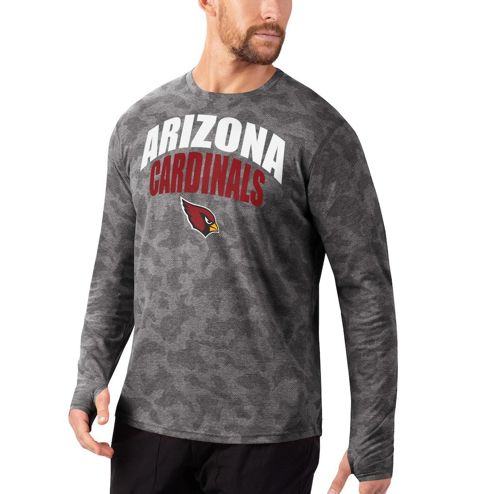 Arizona Cardinals MSX by Michael Strahan Camo Performance Long Sleeve T-Shirt Black