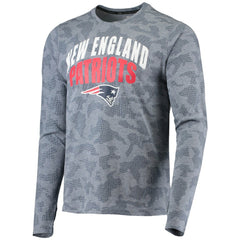 New England Patriots MSX by Michael Strahan Camo Performance Long Sleeve T-Shirt Navy