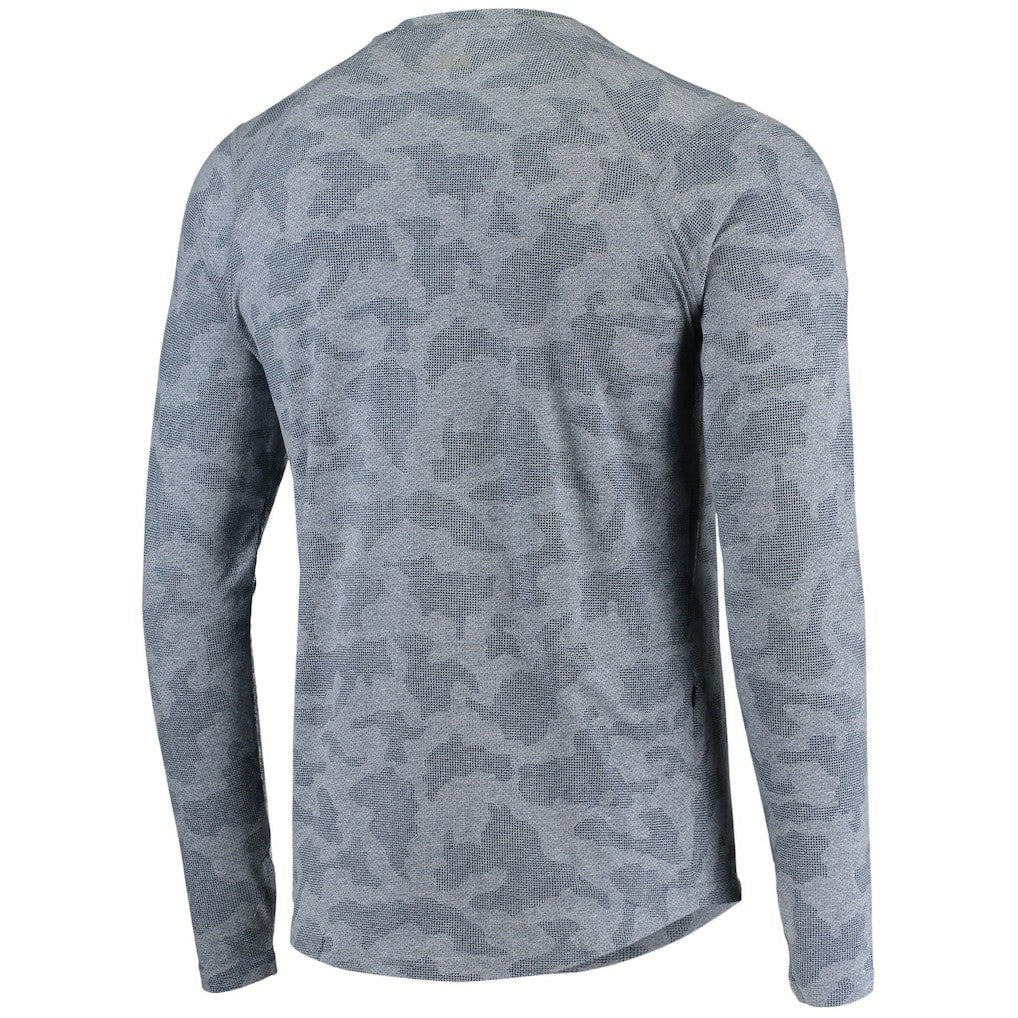New England Patriots MSX by Michael Strahan Camo Performance Long Sleeve T-Shirt Navy
