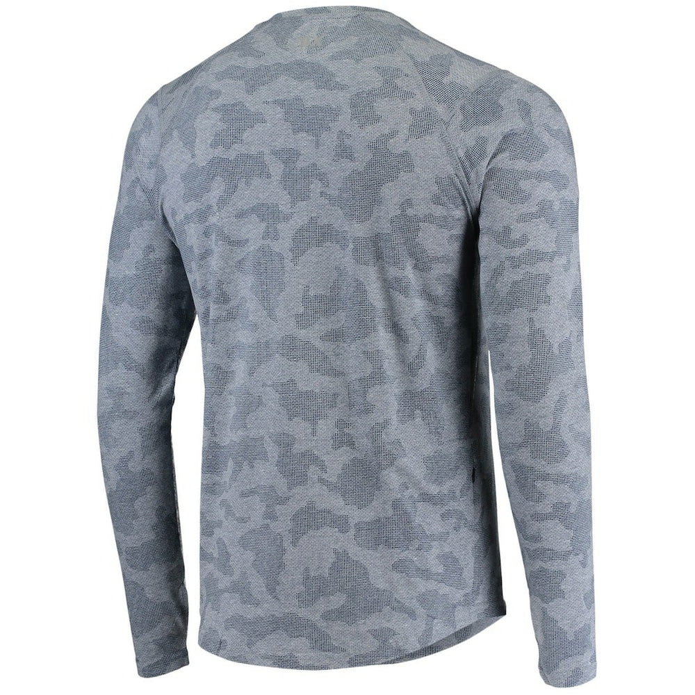 New England Patriots MSX by Michael Strahan Camo Performance Long Sleeve T-Shirt Navy