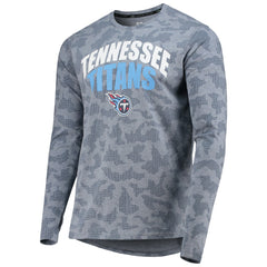 Tennessee Titans MSX by Michael Strahan Camo Long Sleeve T-Shirt Navy