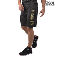 New Orleans Saints MSX by Michael Strahan Training Shorts Black