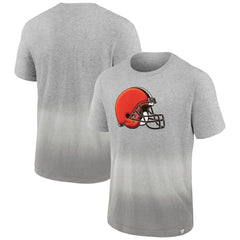 Fanatics Cleveland Browns Team Ombre T-Shirt Heathered Gray/Gray