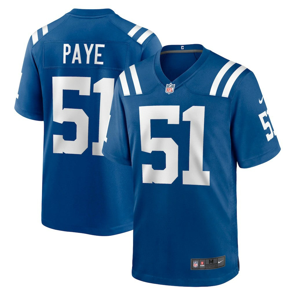 Nike Kwity Paye Indianapolis Colts Game Jersey Royal
