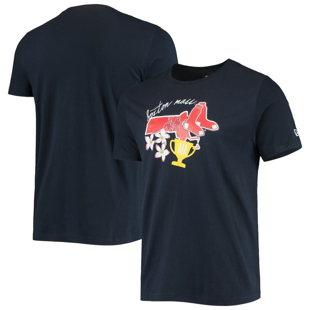 Boston Red Sox New Era City Cluster T-Shirt - Navy - New Era Sale