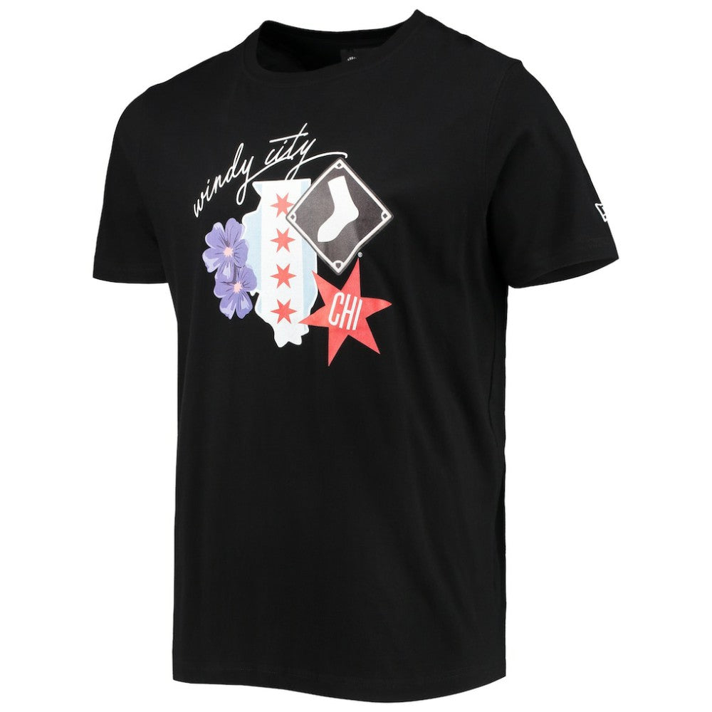 Chicago White Sox New Era City Cluster T-Shirt - Black - New Era Discount