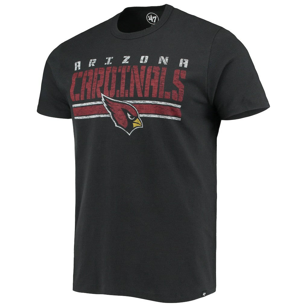 47 brand Arizona Cardinals '47 Team Stripe T-Shirt Black
