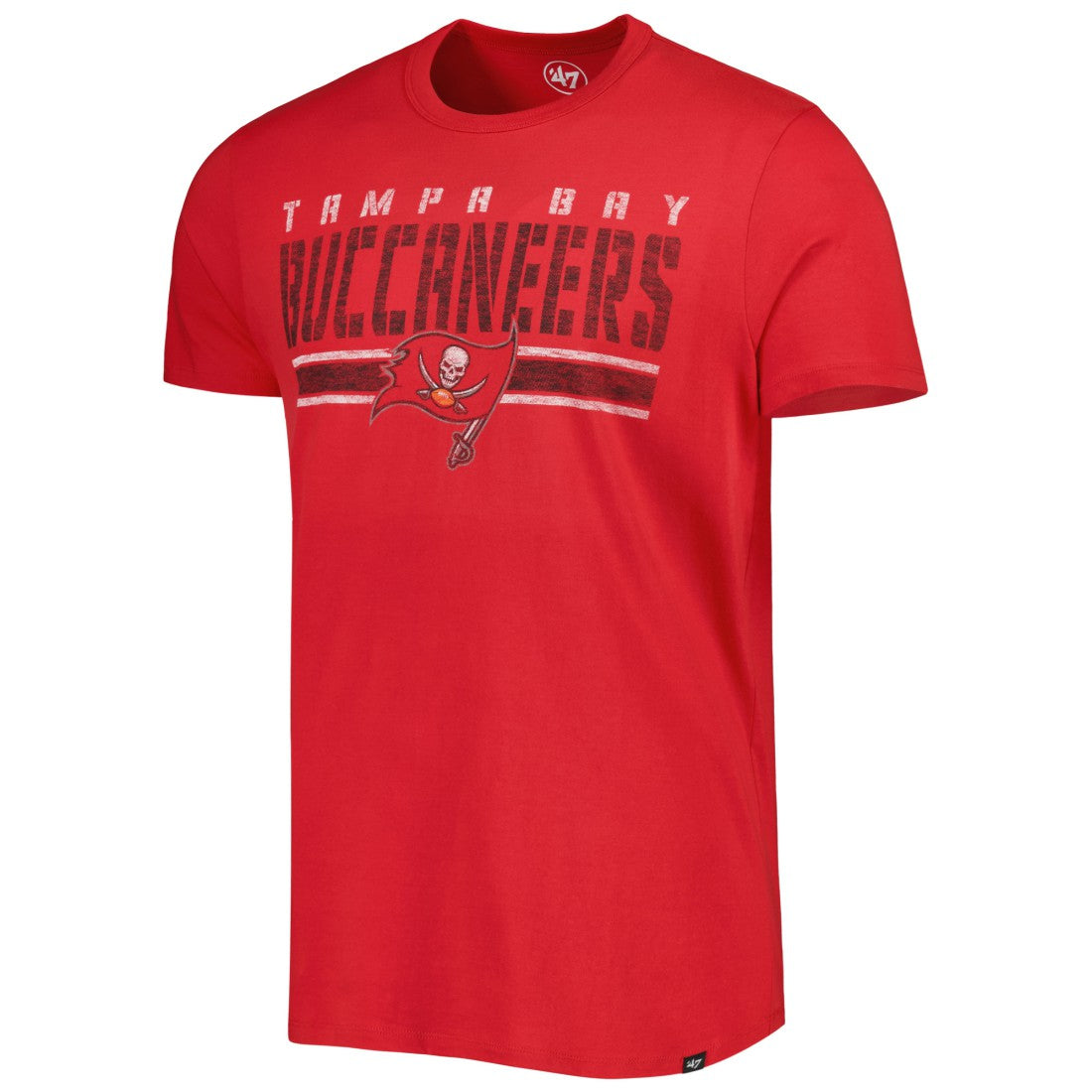 47 brand Tampa Bay Buccaneers '47 Team Stripe T-Shirt Red