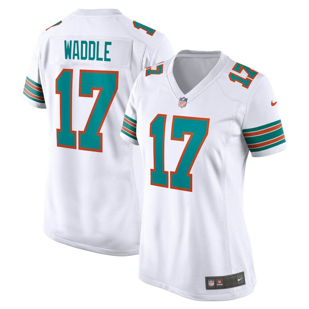 Nike Jaylen Waddle Miami Dolphins Women's Game Jersey White