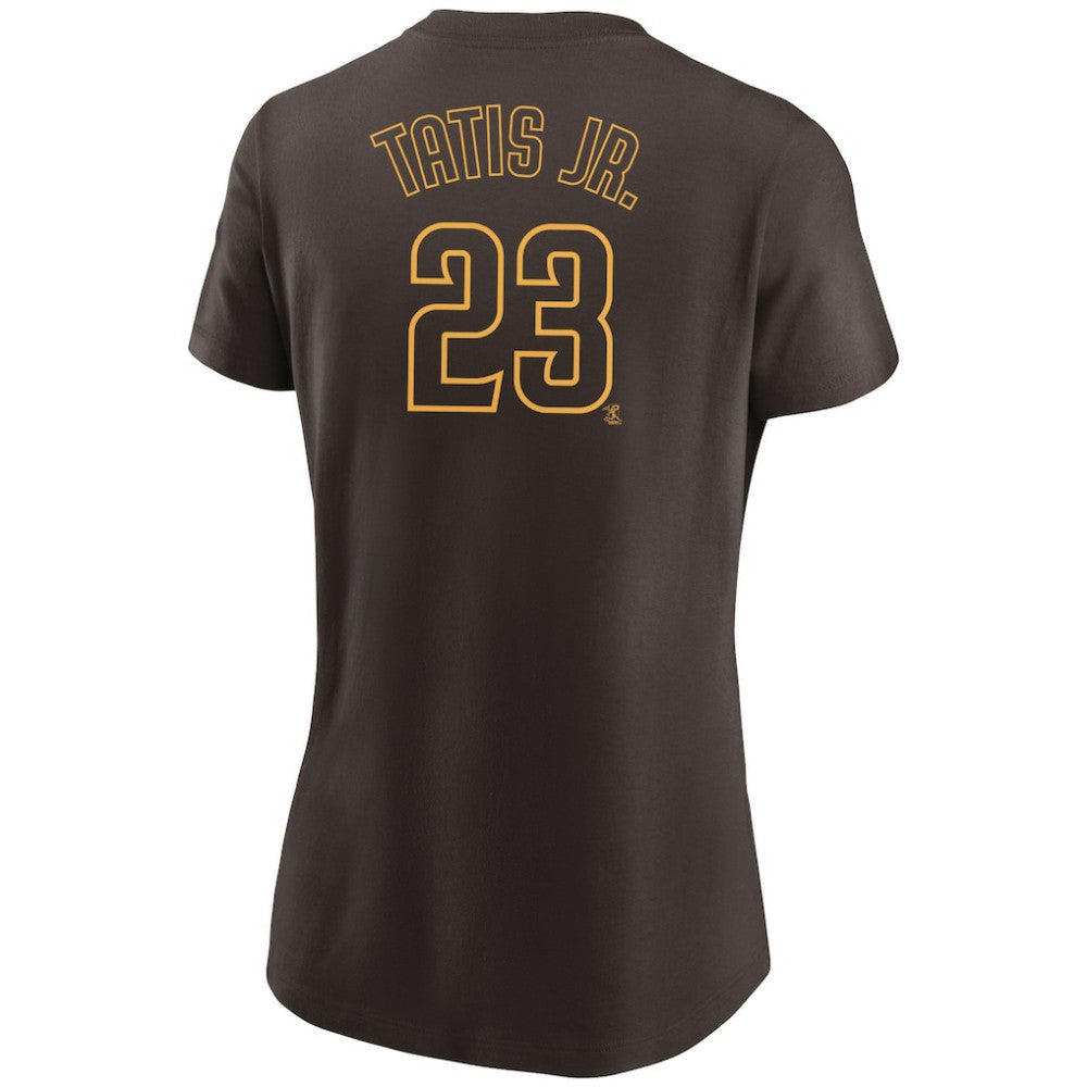 Fernando Tatis Jr. San Diego Padres Nike Women's Name & Number T-Shirt - Brown - Nike on Sale
