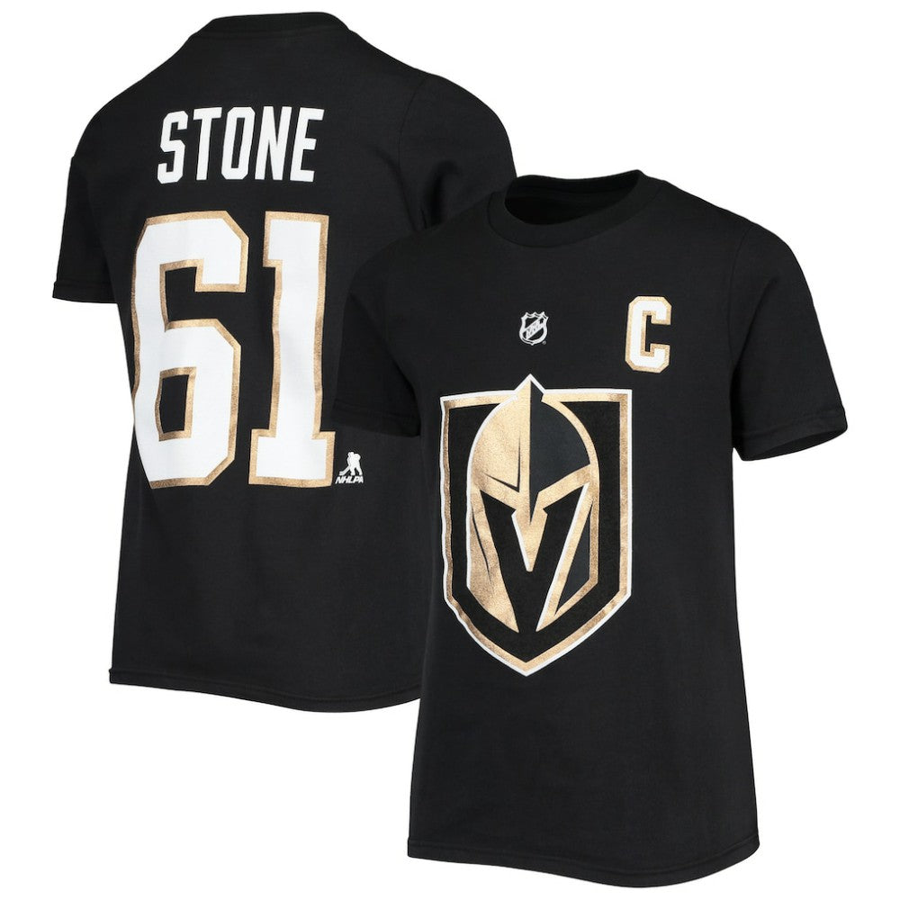 Mark Stone Vegas Golden Knights Youth Player Name & Number T-Shirt - Black - NHL 4357686