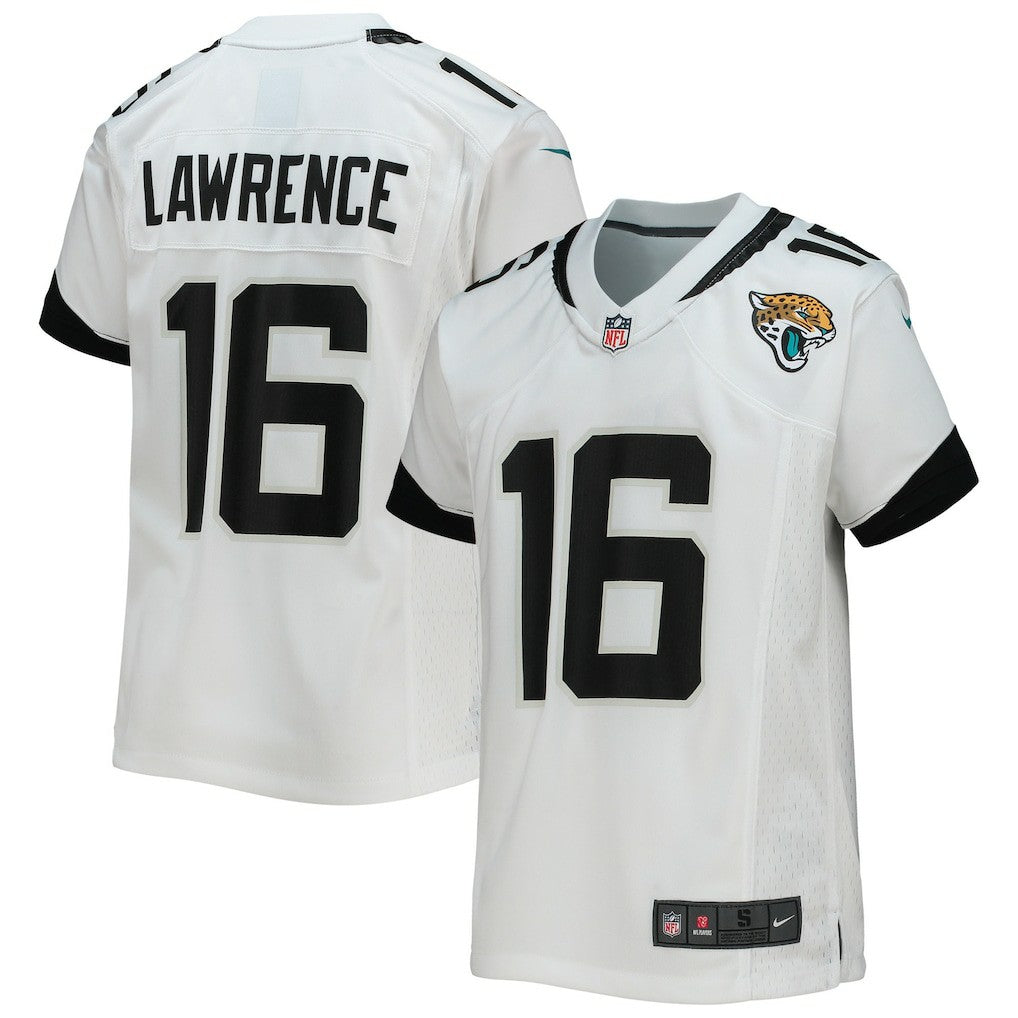 Nike Trevor Lawrence Jacksonville Jaguars Youth Game Jersey White