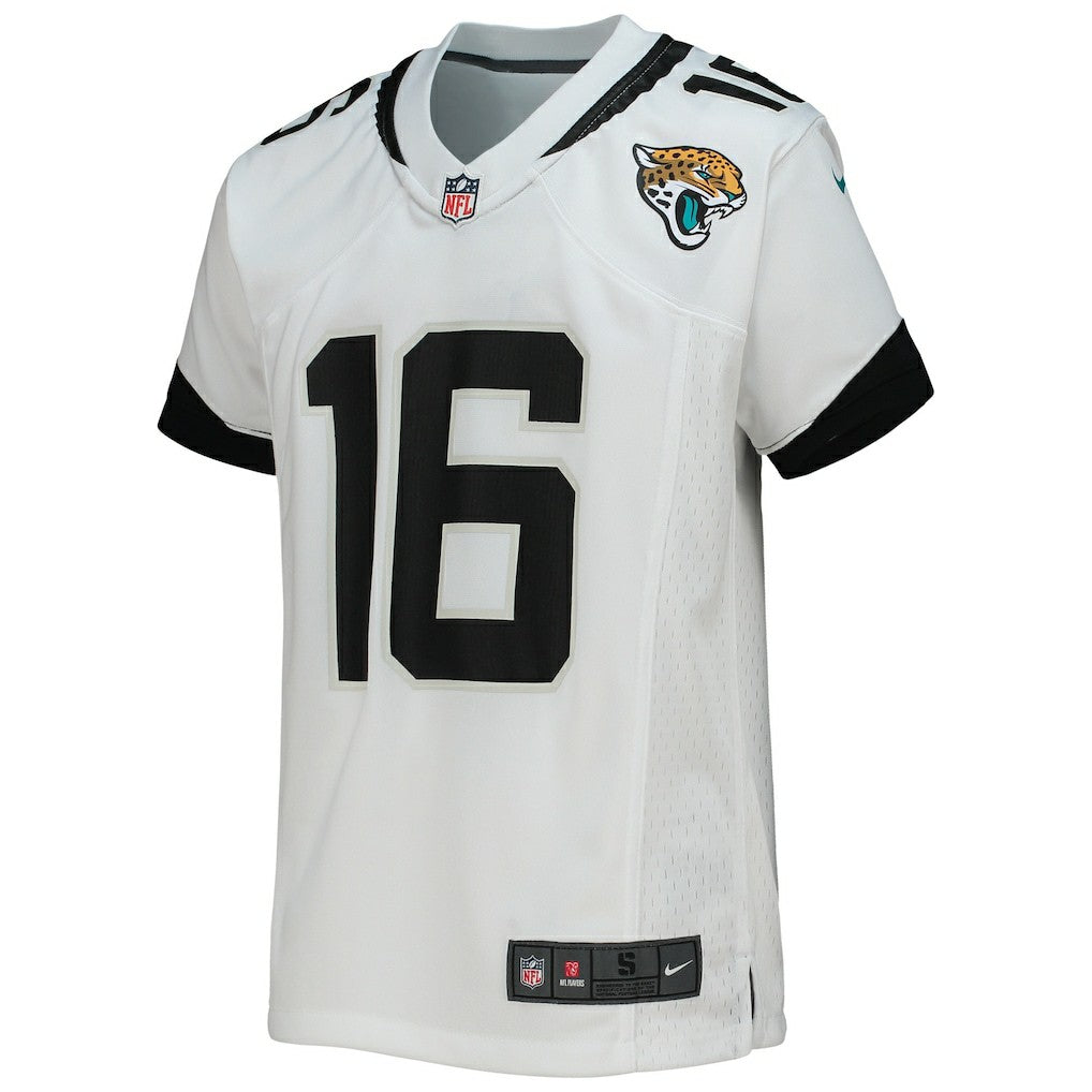 Nike Trevor Lawrence Jacksonville Jaguars Youth Game Jersey White