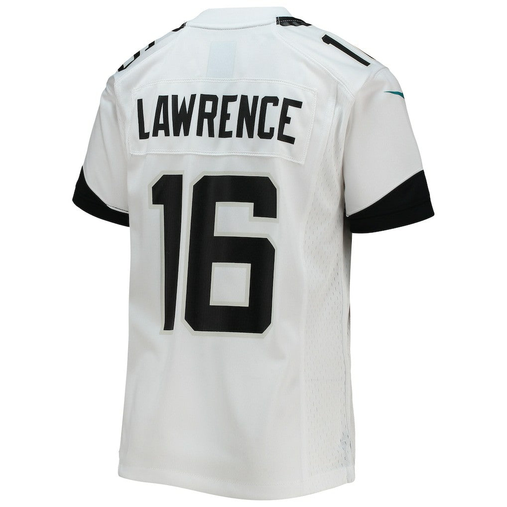 Nike Trevor Lawrence Jacksonville Jaguars Youth Game Jersey White