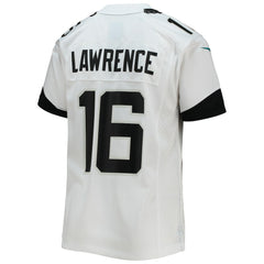 Nike Trevor Lawrence Jacksonville Jaguars Youth Game Jersey White