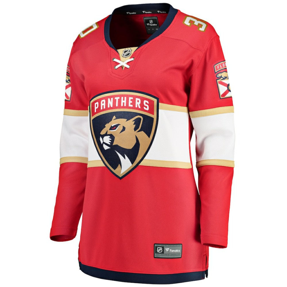 Spencer Knight Florida Panthers Fanatics Women's Home Breakaway Jersey - Red - NHL 4359488