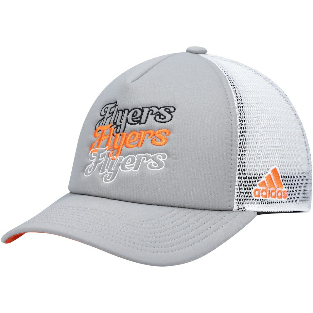 Philadelphia Flyers adidas Women's Foam Trucker Snapback Hat - Gray/White - NHL 4360308